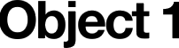 Object 1